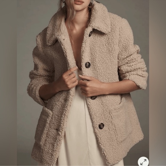 Anthropologie Jackets & Blazers - 🧸NWOTAnthropologie Bernardo Teddy Bear Jacket 🧸